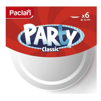 Набор одноразовых тарелок Paclan Party Classic 23 см 6 шт Paclan