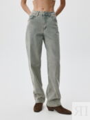 Джинсы STRAIGHT FIT с металлизированным декором фото 1