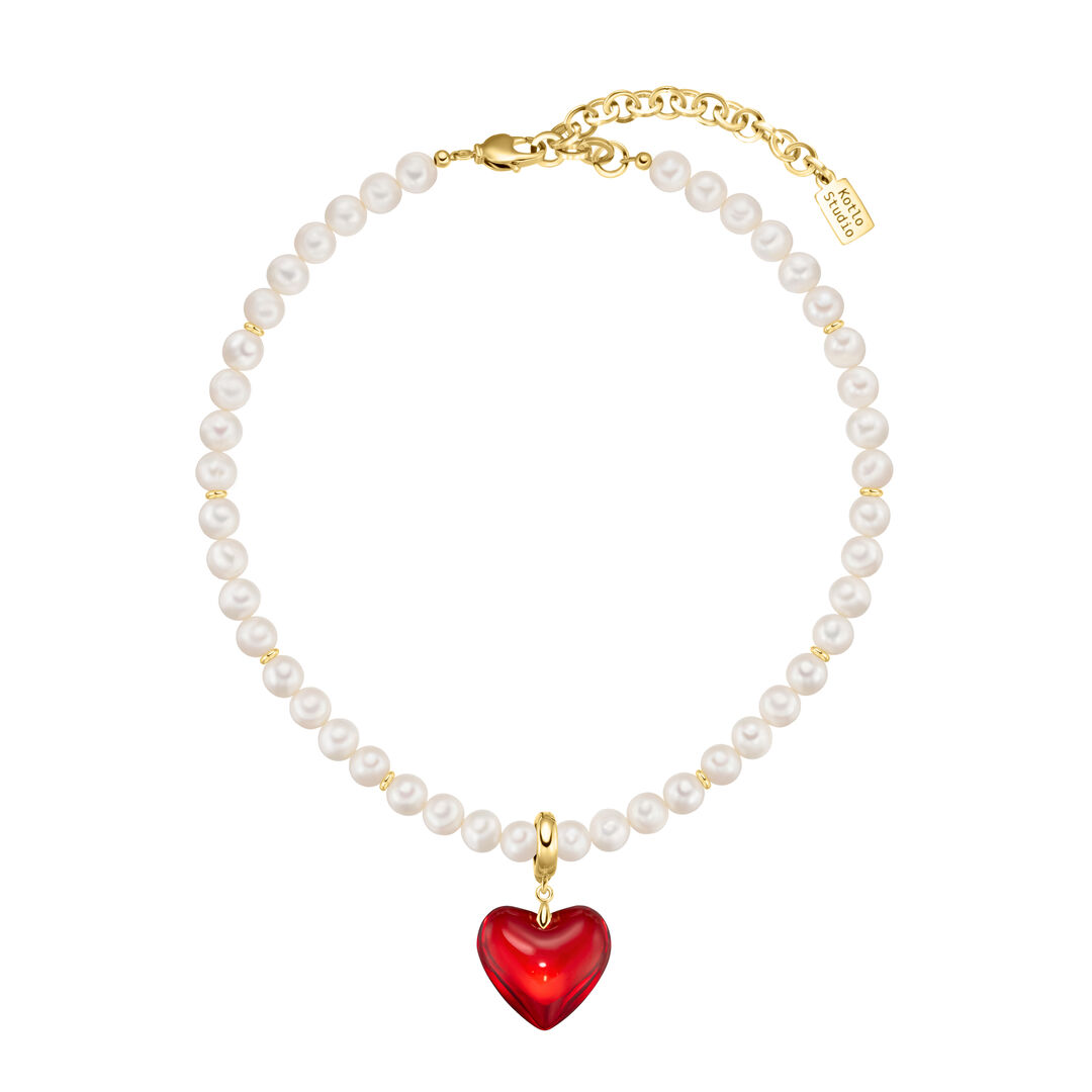 Чокер Classic Heart Red-Gold Choker KOTLO STUDIO фото 1