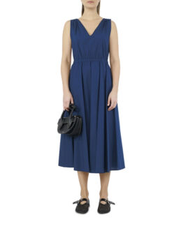 Платье 24FE6203POPLIN тем.синий 40
