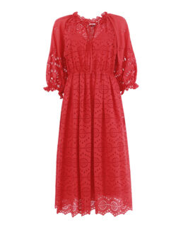 Платье 24FE6135BRODERI красный 44