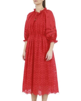 Платье 24FE6135BRODERI красный 40