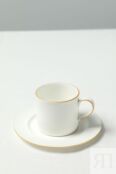 Чашка с блюдцем фарфоровая Elegance 21maison фото 3