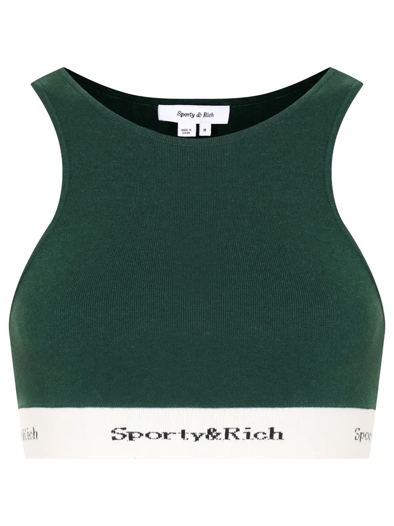 Топ с логотипом SPORTY & RICH фото 1