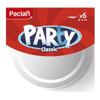 Набор одноразовых тарелок Paclan Party Classic 17 см 6 шт Paclan