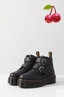 Кожаные ботинки на платформе Devon Flower Dr Martens